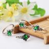 Elegante Hochzeit Braut Party Zubehör Dame Strass eingelegten Ring Schmuck