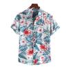 Letnia Moda Codzienna Wakacyjna Koszula Plażowa T-shirt Retro Krótki Rękaw Uliczna Wakacyjna Outdoor Koszula Męska i Damska