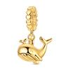 Original 925 Sterling Silber Charm Perle Goldene Serie Zirkon Anhänger Passend für Original Armband Halskette Für Frauen DIY Schmuck Geschenk