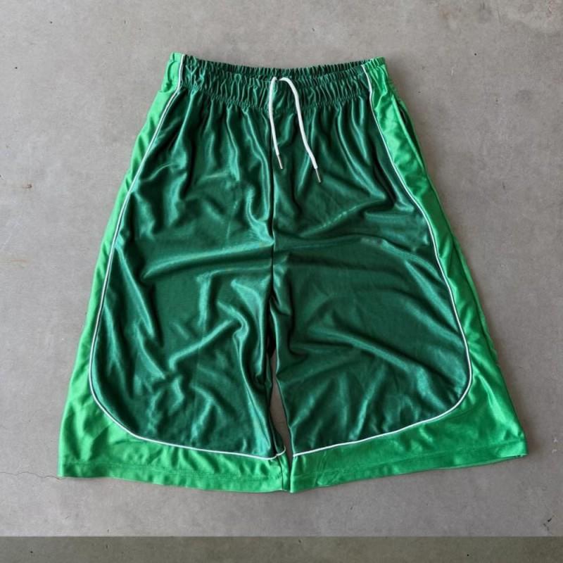Color Block Casual Shorts Men Women Loose Thin Streetwear
