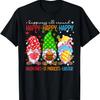 Happy Valentines St Patrick Easter Happy Holiday Gnome Funny T-Shirt,Comfortable Pure Cotton