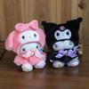Creative  Cute Melody Kuromi Cinnamoroll 12cm Doll Clothes Cape Headgear Kawaii Pendant Cartoon Ornament Accessories Gift