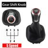 New Gear Shift Knob MT 5/6 Speed FOR Volkswagen CADDY II 2 MK2 2004-2009 with Gaiter Boot Cover Car Styling