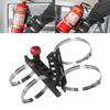 Fire Extinguishers Bracket Using Adjustable Clamps for Easy Mounting on 1.75-2Inch Roll Cage Without Body Damage