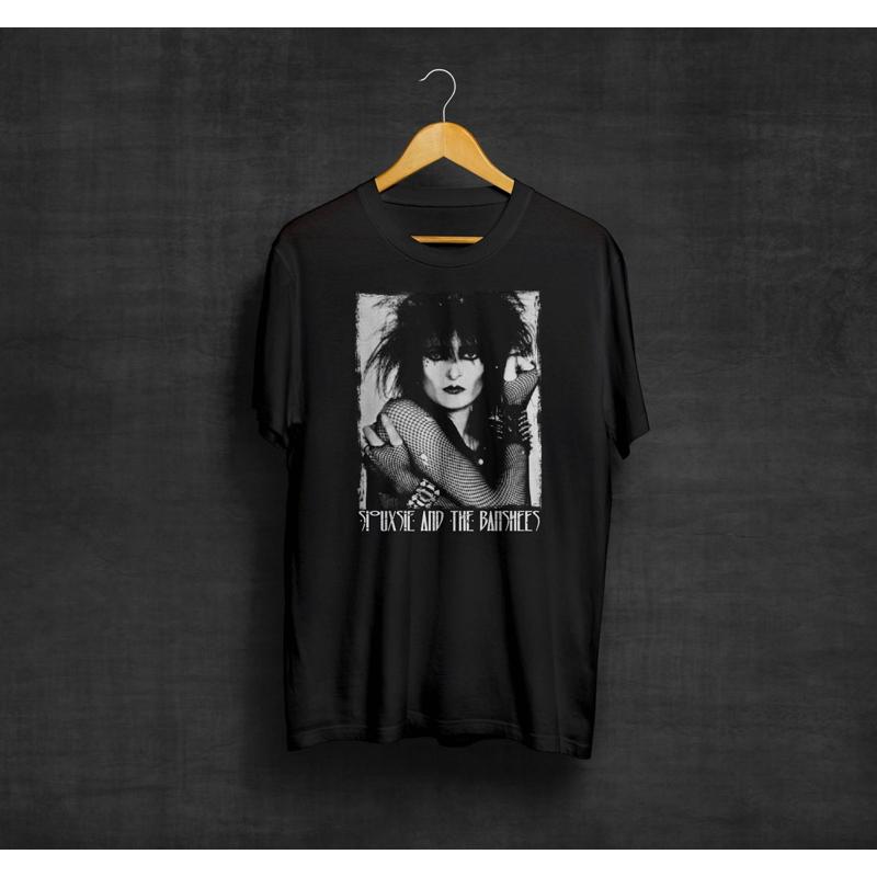 Siouxsie And The Banshees Black Tshirt Goth Postpunk Band Unisex Tee