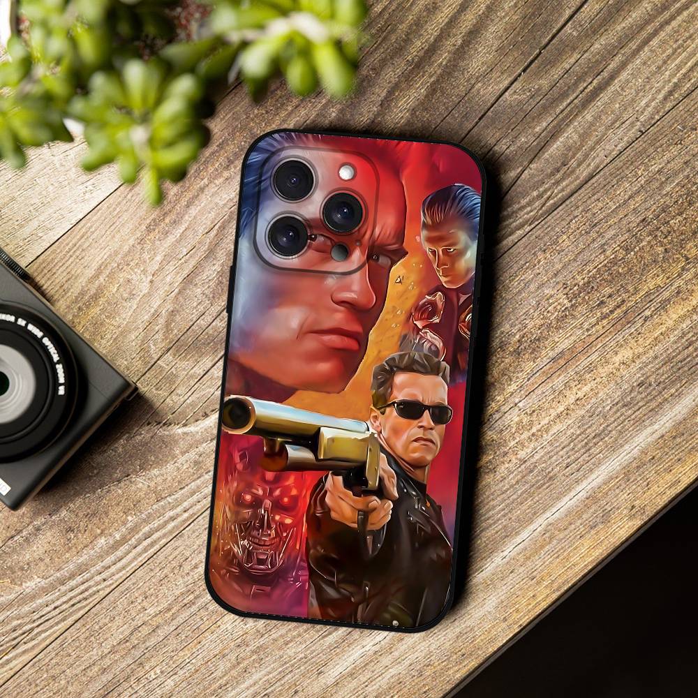 Arnold Schwarzenegger Terminator Phone Case For IPhone 17 16 15 14 13 12 11 PRO MAX PLUS Mini TPU Soft To Skin-friendly Case