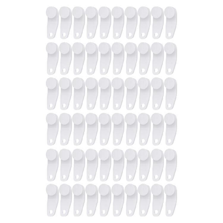 30/60Pcs Traverses Rod Slides Curtain Track Glider Hooks for Window Curtains Drapery Hooks Replacement Accessories