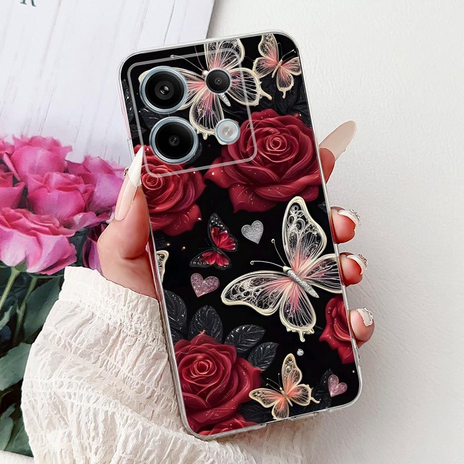 For Xiaomi Redmi Note 13 Pro 4G Case Luxury Popular Painted Cover Soft Slim Phone Case For Redmi Note 13 Pro Plus Note13 5G Bags