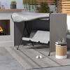 205 X 124cm Three-Seater Swing Chair Protective Cover Grey
