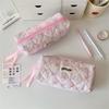 Simple Pencil Case Sweet Bows Pen Case Pencil Pouch Aesthetic Pencil Bag Pen Pouch Desk Organizers for Student