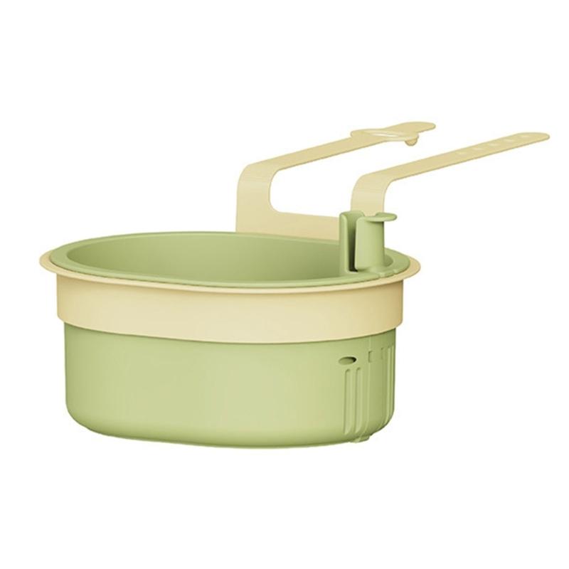 Solid Plastic Over Sink Dish Drying Rack Water Draining water Basket For Dishwashing Tools Organization And Vertical Storage