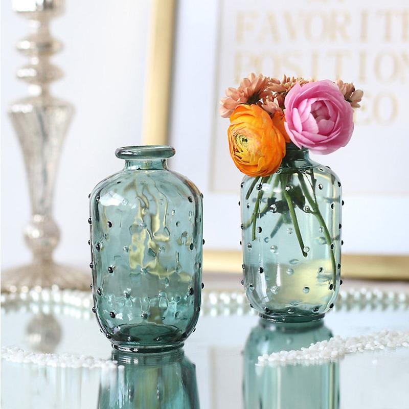 Glass Vase Aesthetic Flower Pot Hydroponics Flower Arrangement Supplies Transparent Vase Table Ornaments Home Decor