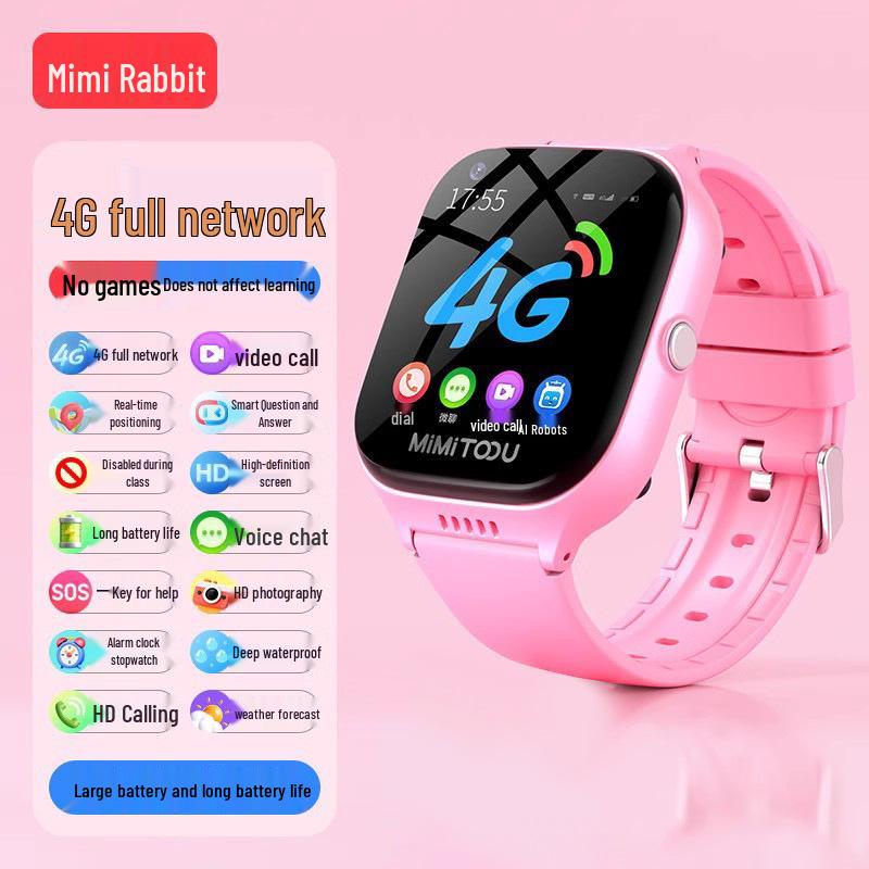 Mimi Rabbit Smart 4G & 5G Teen Phone Watch for Kids