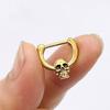 Stylish Skull Nose Studs Elegant Stainless Steel Skull Nose Pin Nose Stud Perfect For Individualized Decoration
