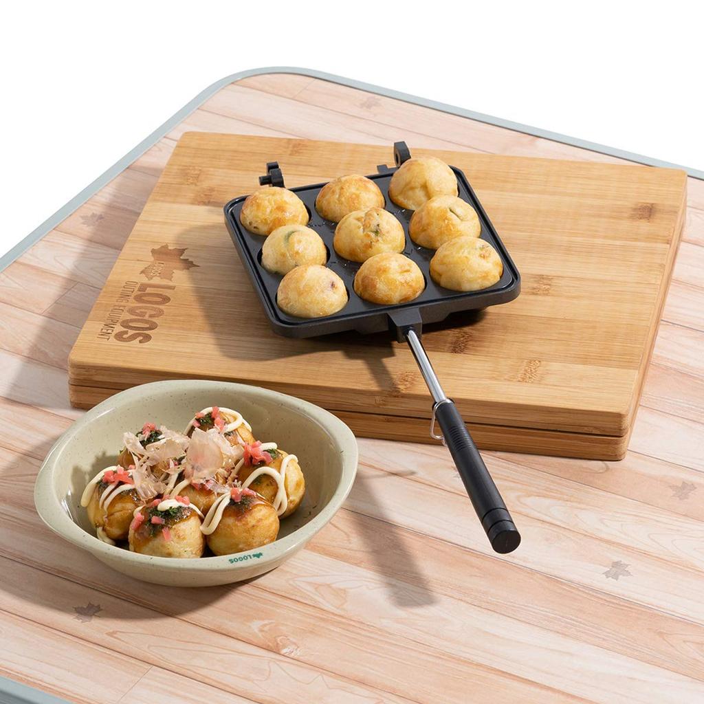 LOGOS Takoyaki Ball Maker 81062244 Black Width x Depth 14 x Height 5 cm (Approx.) 35.5
