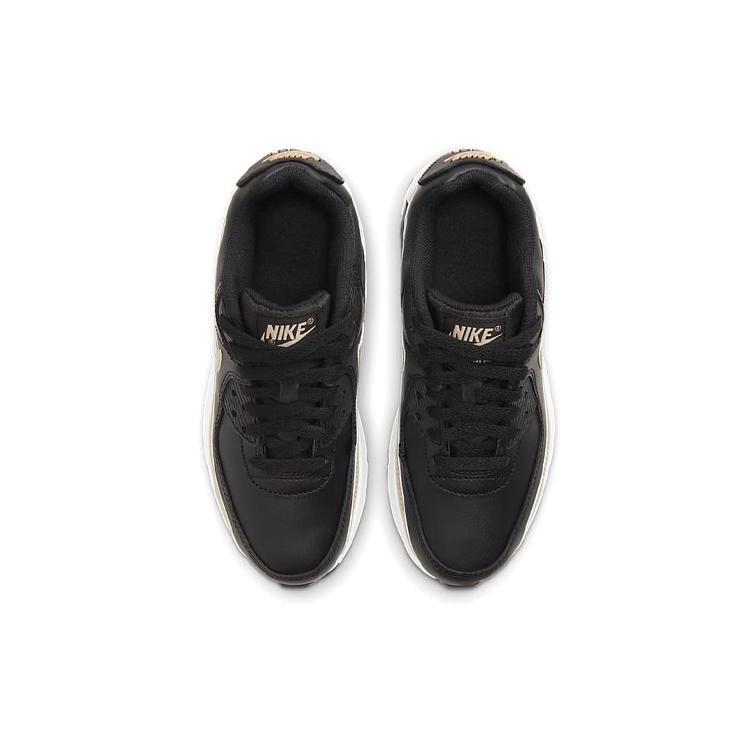 Nike Air Max 90 LTR Schwarz Metallic Gold Stern GS CD6864-008
