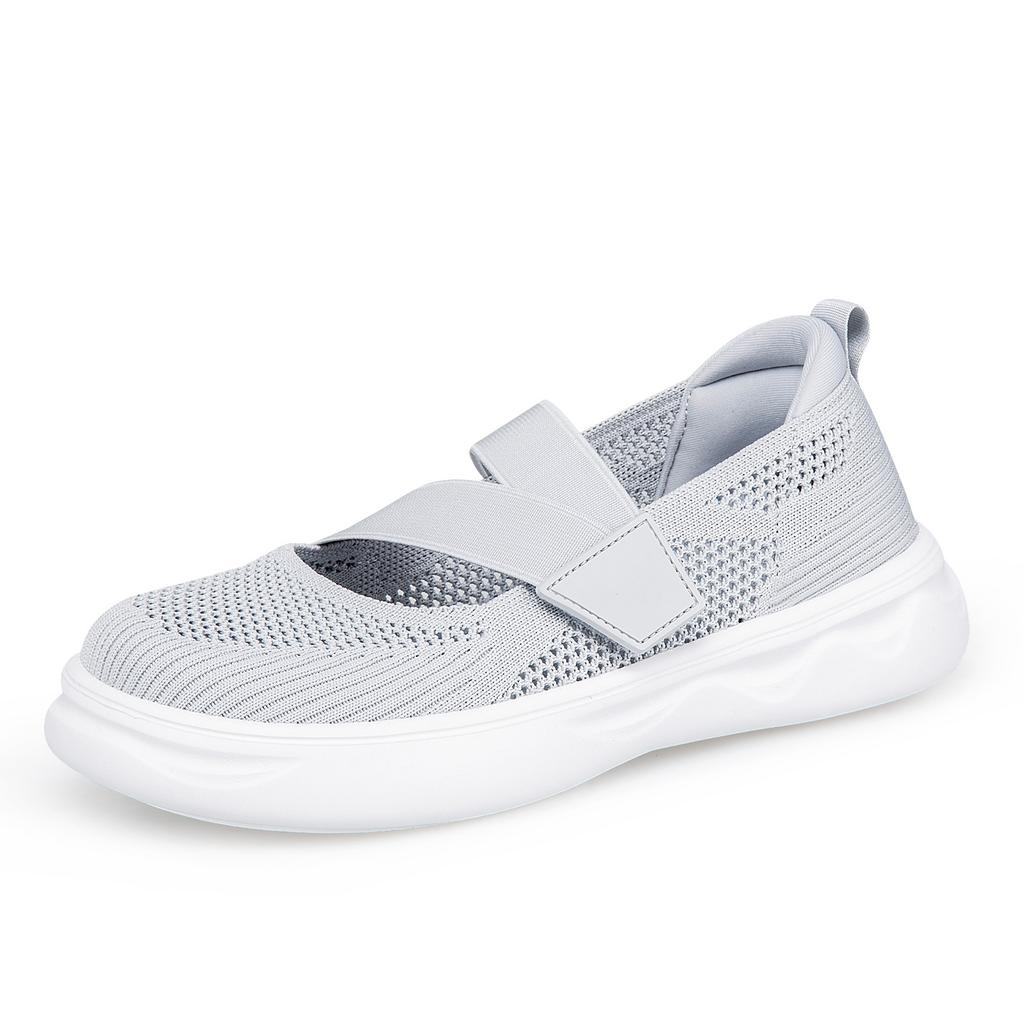 Women Breathable Walking Shoes wide breathable hollow walking shoes with strap For Walking Travel Outdoor Summer Daily Daily Use