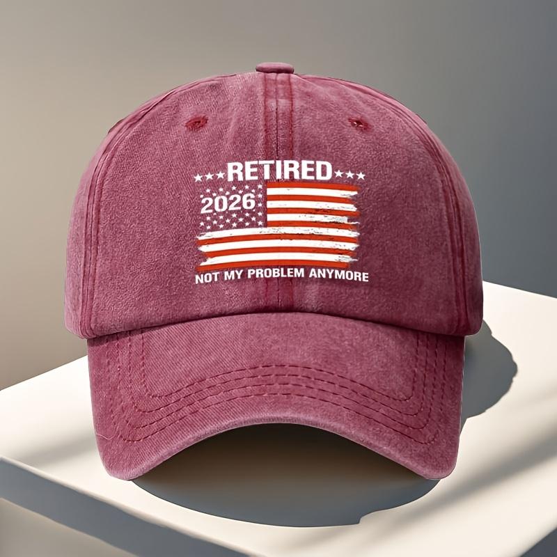 A Cool And Fashionable Retirement Gift Suitable for Both Men And Women This Adjustable Baseball Cap Is Perfect for Fathers Mo