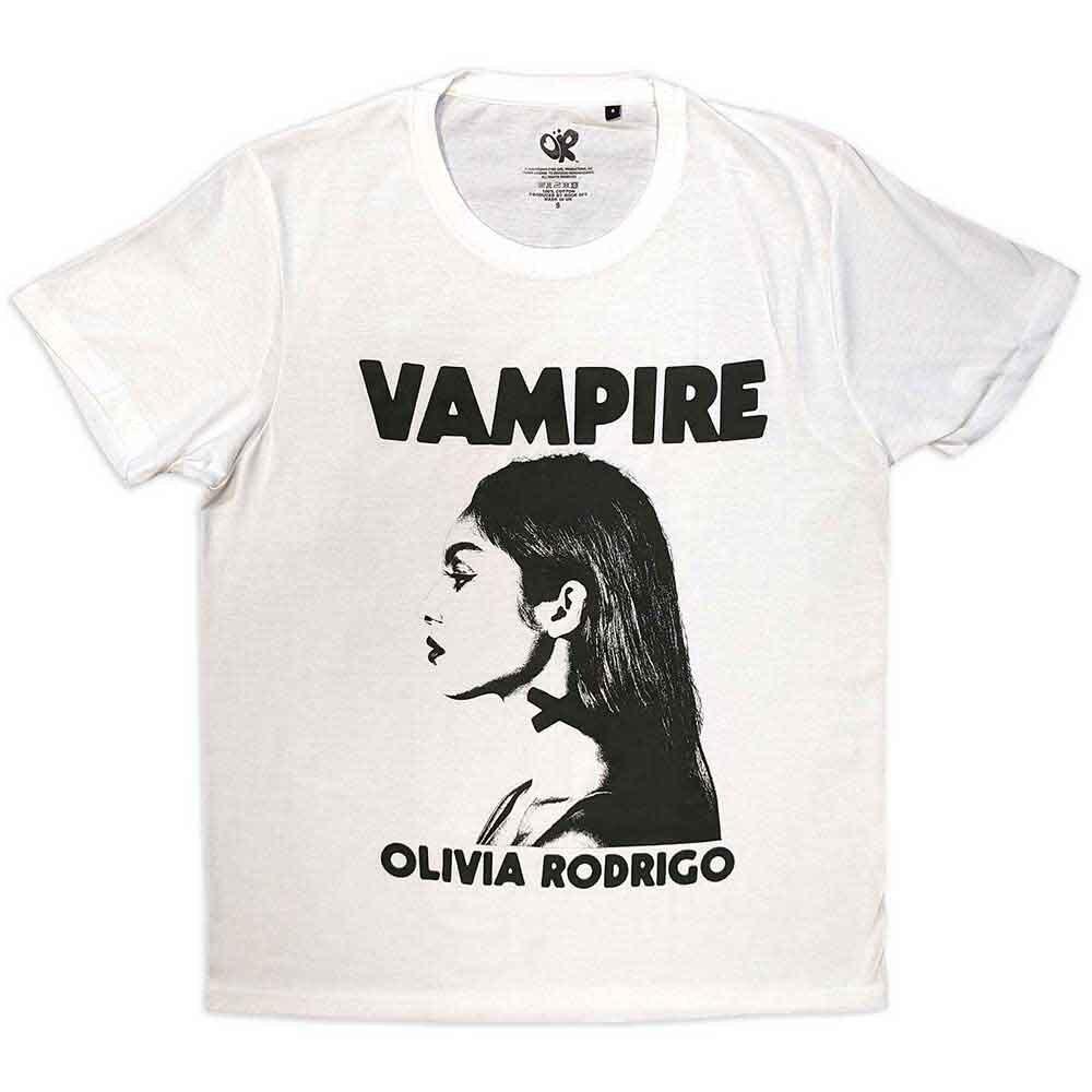 

Olivia Rodrigo Vampire T-Shirt White New Unisex T-Shirt S