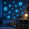 Luminous Glow In The Dark Football Decals Creative Luminous Football Sticker Wall Decor