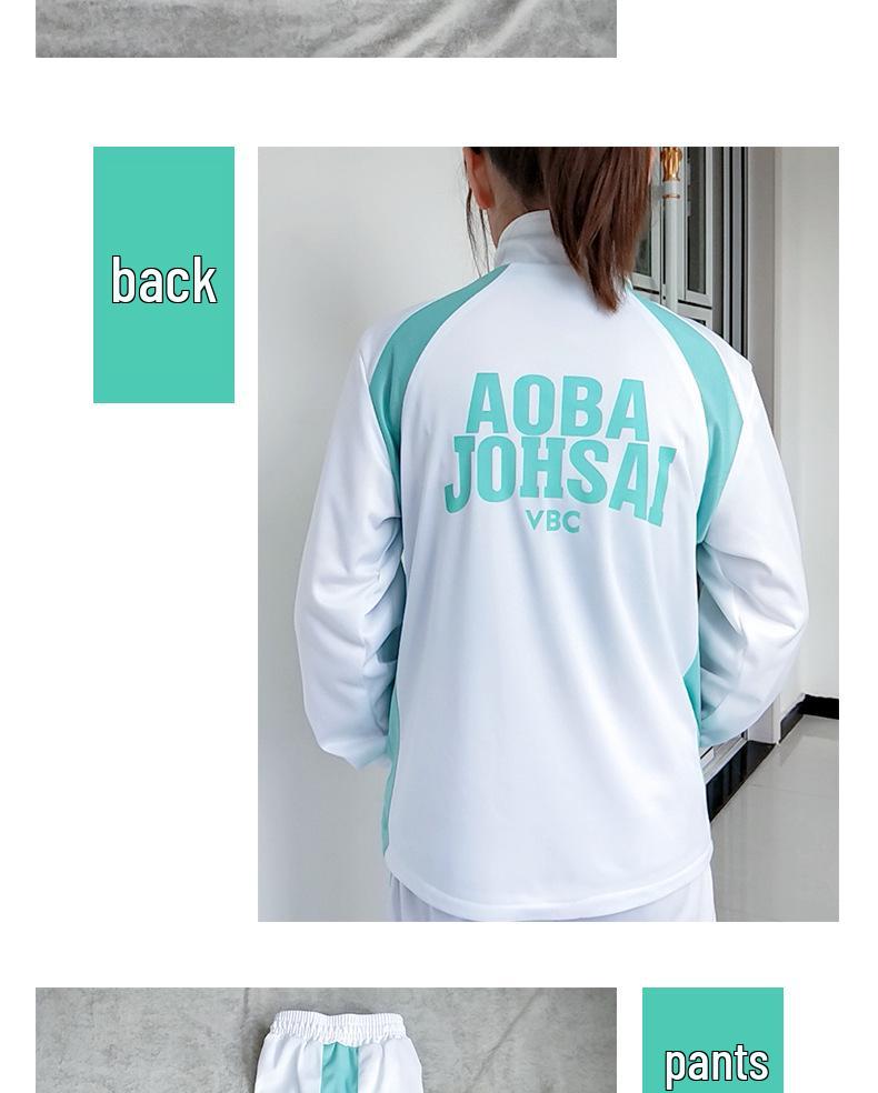 Haikyuu!! Volejbalový klub Cosplay Uniformy (Karasuno, Nekoma, Inarizaki, Fukurodani, Aoba)