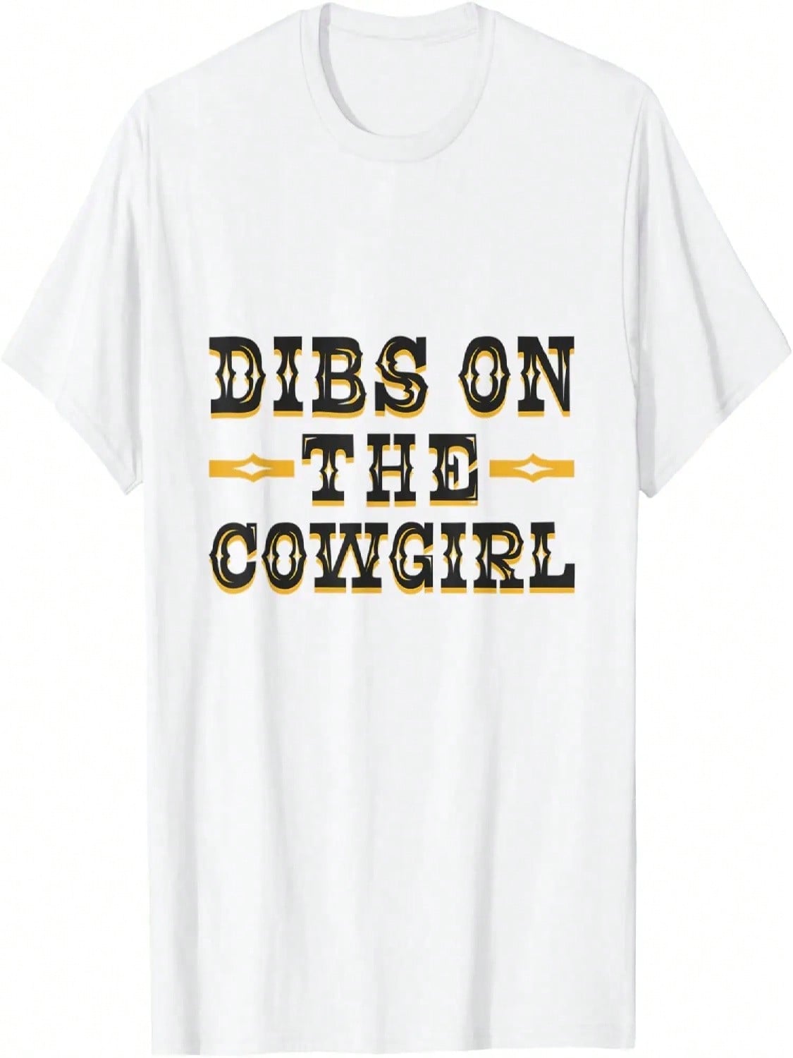Dibs On The Cowgirl - Cowboy Rodeo T-Shirt S разноцветный