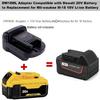 Adapter Compatible with Dewalt 20V Max Battery To Replacement for M-18 18V Battery, DW18ML Adapter Compatible with Mil-Waukee 18V Cordless Power