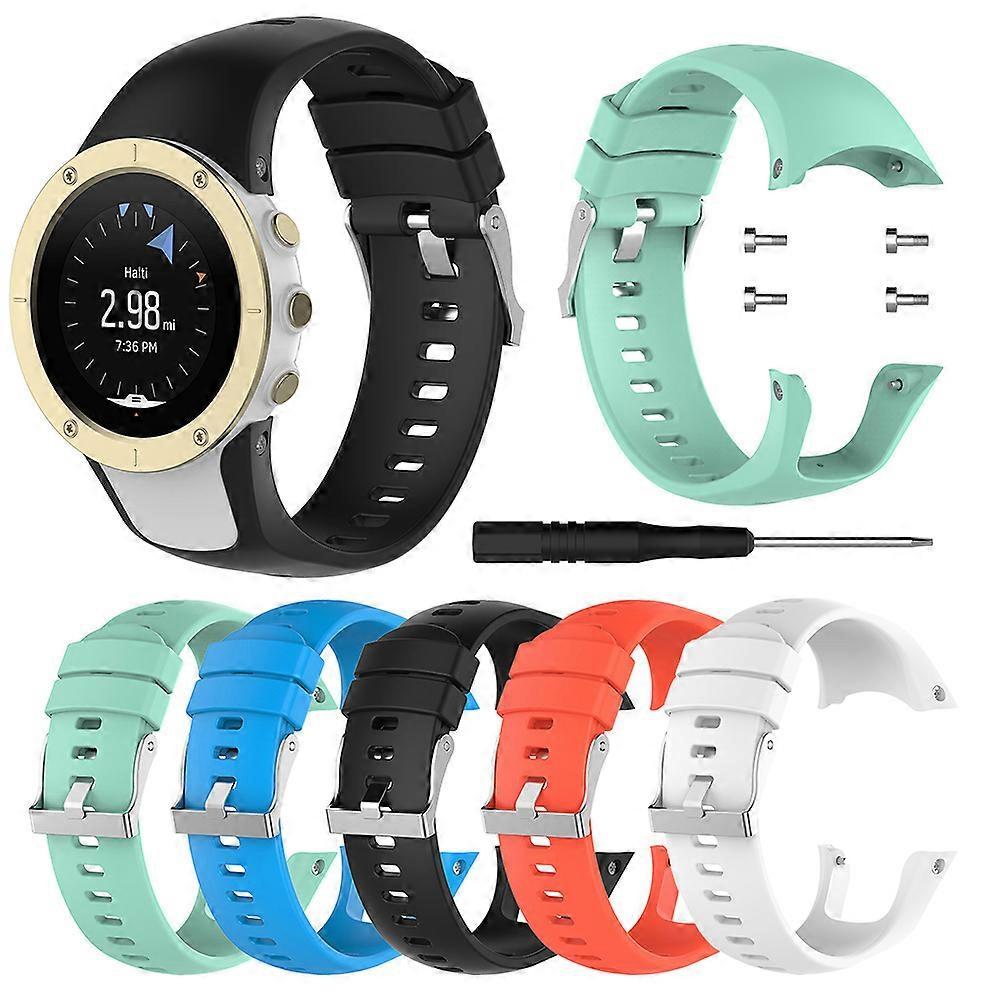 Silicone Strap compatible with Suunto Spartan Trainer Wrist HR Smart Watch Band