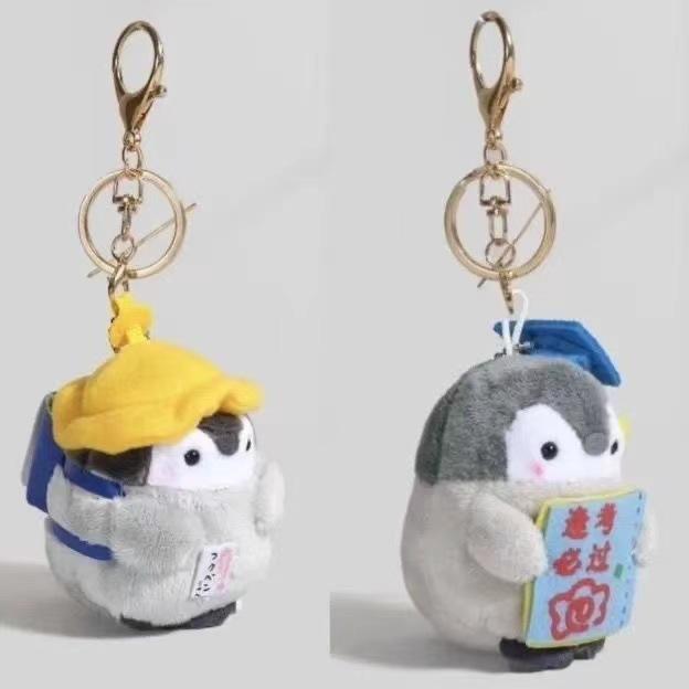 Kleiner Pinguin-Anhänger 1 Stück Puppe Rucksack Schlüsselanhänger Energie Schultasche Paar Plüschpuppe hängender Schmuck