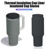 Silicone Cup Liner for 40 Oz Thermal Cups Reusable Thermal Insulation Durable Food-Grade Drinkware Accessory for Parties Outdoors