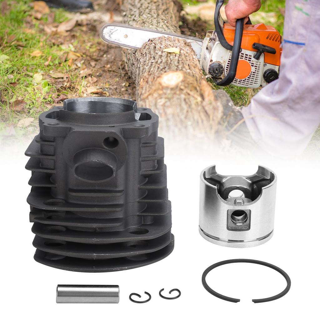 46mm Zylinderkolbensatz Ersatz-Kettensägenzubehör Passend für Husqvarna 50 5555