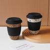 1Pc Ink-Splattered Ceramic Coffee Cup with Lid, Nordic Style Minimalist Cupware, Beautifully Designed, Suitable for Home Decor Tableware