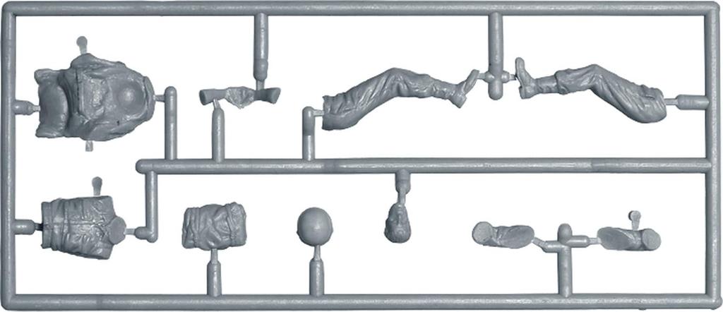 Miniart WLA Motorcycle and American Soldier Rest and Combat Plastic Model MA53068 1/35 (Person)