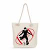 Athletic Characters Print Thick Rope Single-shoulder Beach Bag 7314 KTB