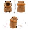 Toast Simulation Capybara Plush Toy Pink Capybara Simulation Capybara Stuffed Doll Charming Doll Soft Capybara Plush Pillow
