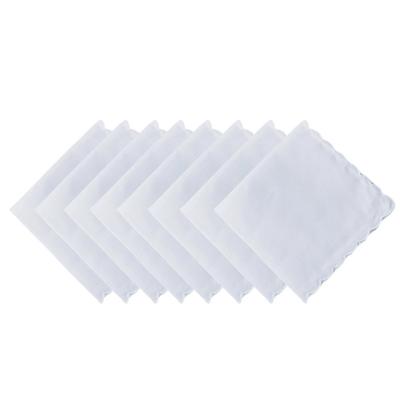 1Stk/6Stk/8Stk/10Stk/12Stk/16Stk Handgefertigt Schweißabsorbierend Dünne Version Hochzeit Baumwolle DIY Spitze Weißes Taschentuch