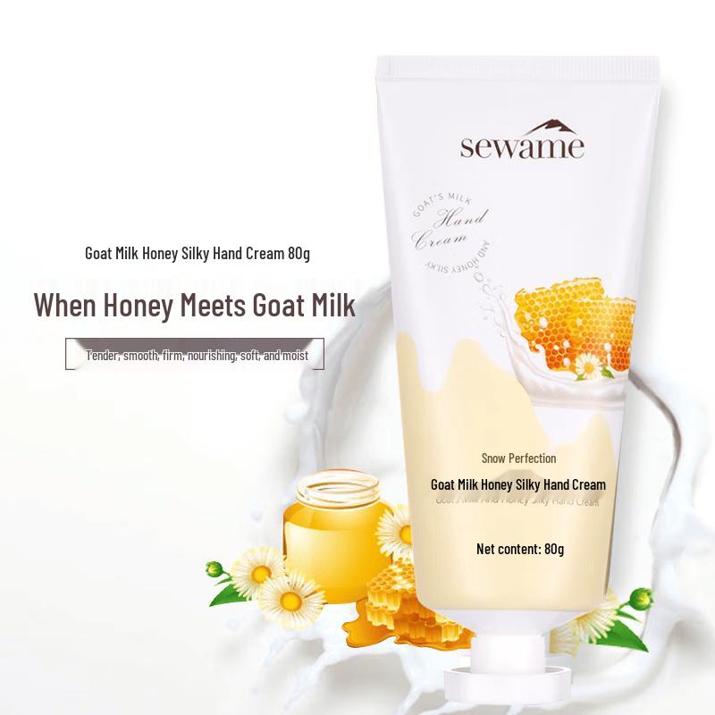 SWANME Goat Milk Honey Silky Hand Cream 80g