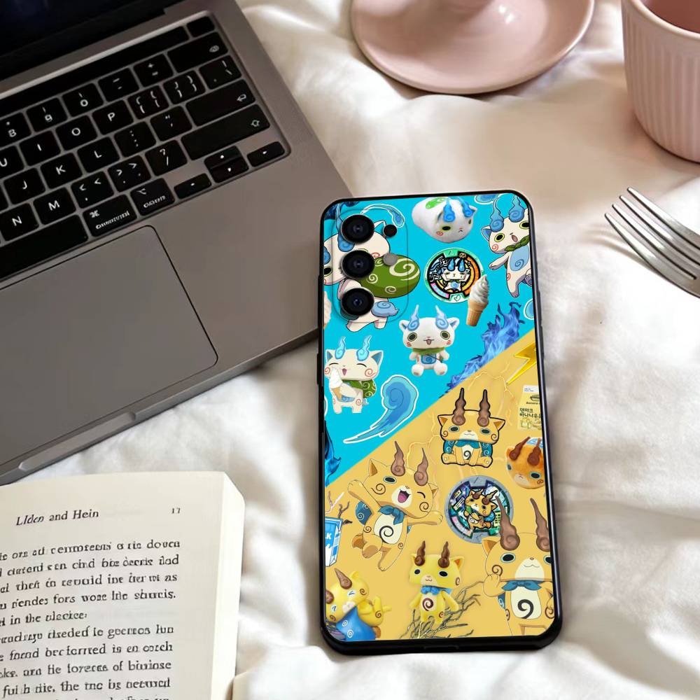 Y-Yokai Anime W-Watch  Phone Case For Samsung S25,24,23,22,30,21,10,9,Ultra,Plus,Lite,FE,4,5 G Soft Black Case