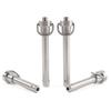 Diameter 5-25mm Length 10-100mm Quick Release Pin Bolt Ball Head Quick Lock Pin Plug with Ring Handle Pull Stainless Steel PIN