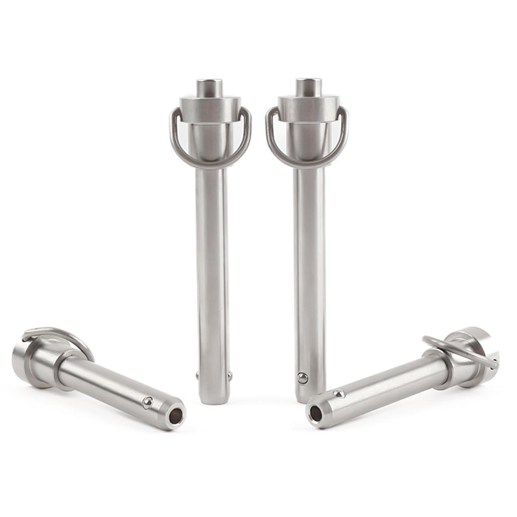 Diameter 5-25mm Length 10-100mm Quick Release Pin Bolt Ball Head Quick Lock Pin Plug with Ring Handle Pull Stainless Steel PIN