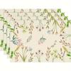 4PCS/Set Blue Hydrangea Placemats 30*45CM Linen Lavender Tulip Flower Table Mads For Home Xmas Party Dining Table Decoration