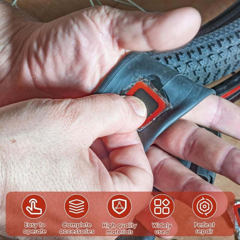 55pcs/set Bicycle Tire Repair Tool Set Bicycle Puncture Repair Patch Inner Tube Puncture Patch Kit MTB Road Bike Accessories