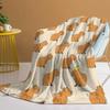 Trembling Capybara Blanket Printed Throw Blanket Plush Fluffy Flannel Fleece Blanket Soft Throws for Sofa Couch and Bed