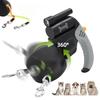 Auto Retractable Double-Headed Dog Leash 3M Rope for 2 Dogs with LED Flashlight 360 Degree Dual Traction Rope Pet Supplies
