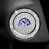 New Car Ignition One Click Start Rhinestone Sticker Decoration Accessories For Volkswagen Tharu R Polo T5 GTI Tiguan Passat