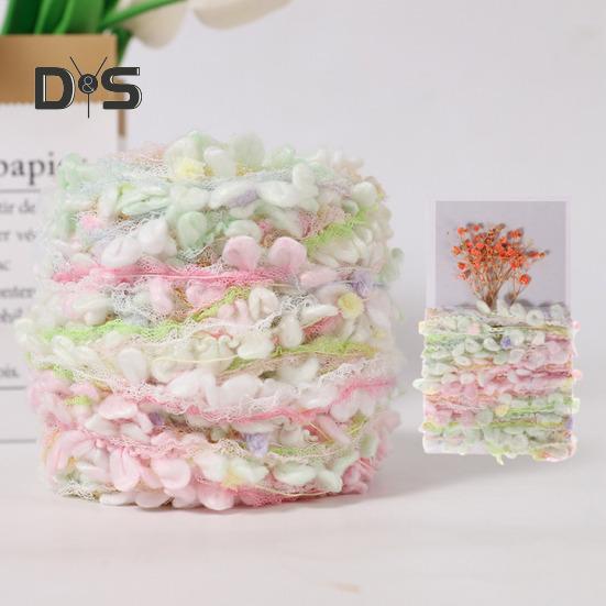 Hand Spun Art Yarn Hand Blended Yarn Colorful Handmade Crafting Yarn for Jewelry Making Junk Magazines Knitting Crafts Card Making