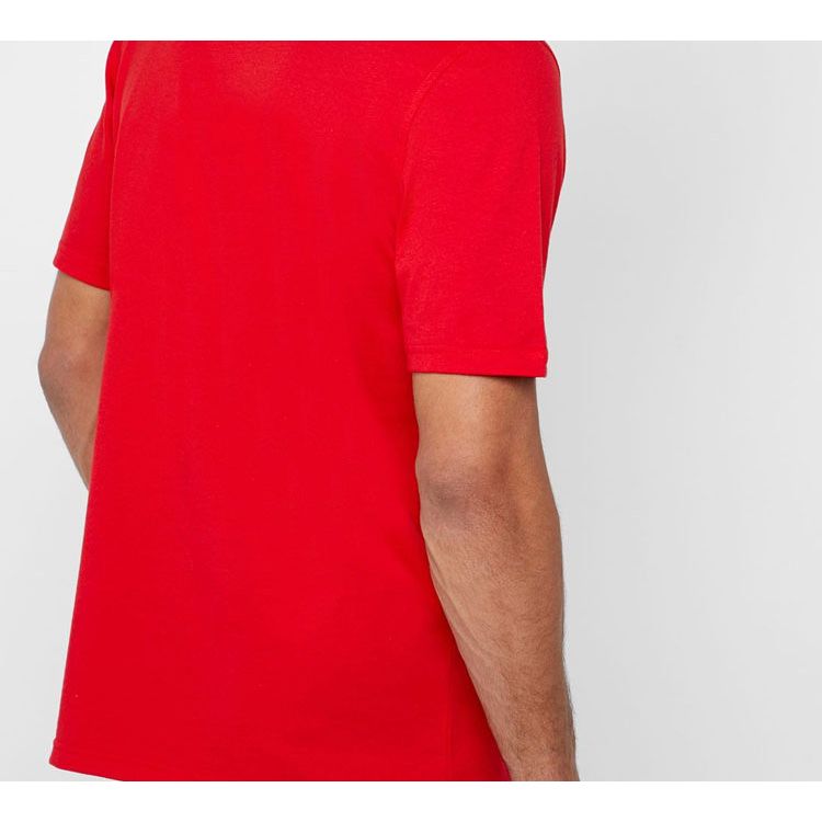 Adidas Originals Classic Big Logo Print Short Sleeve T-shirt Men Tops Red EJ9678