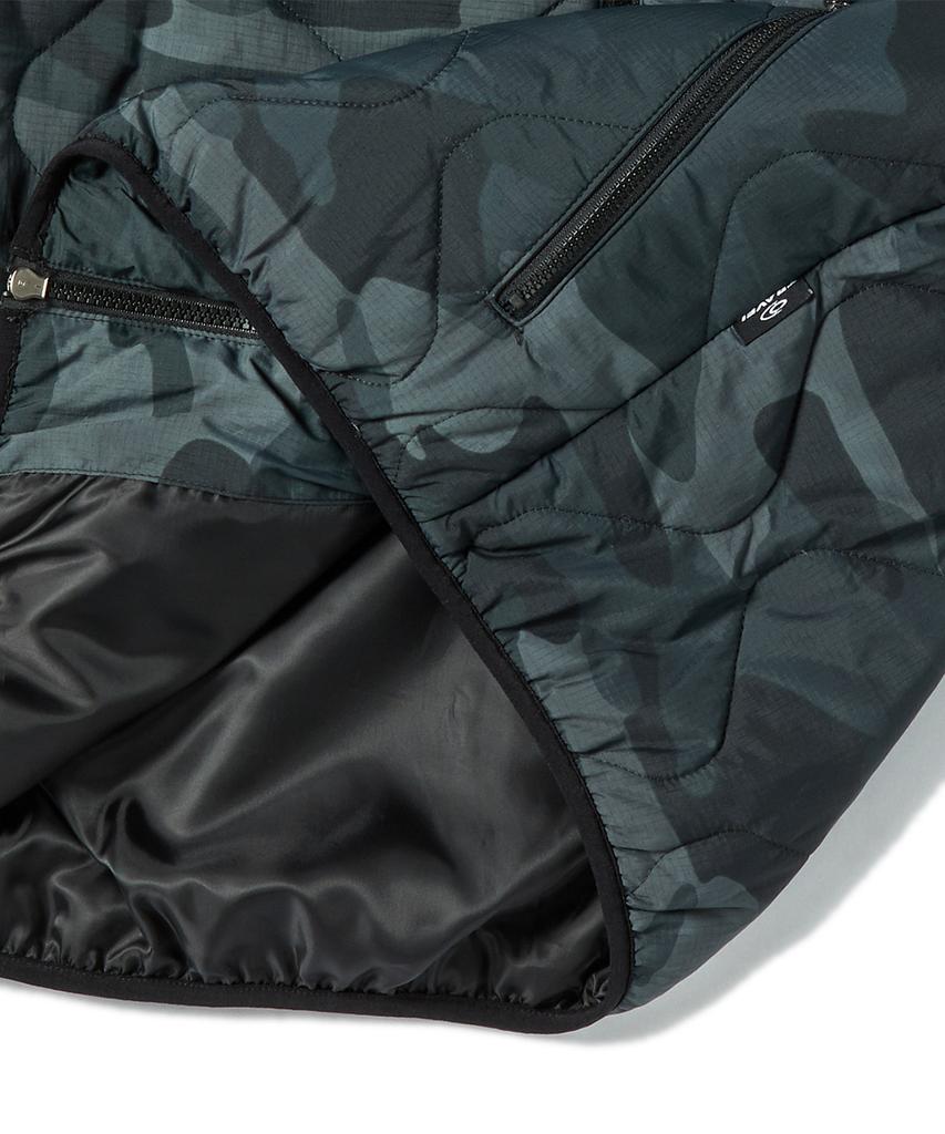 Travel Camo Light Quilted Jacket Green
