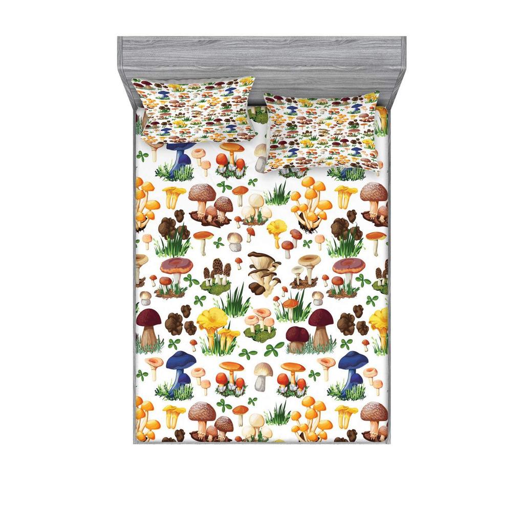 Kosmische Milchstraße Muster Spannbettlaken Dreiteilig Digitaldruck Bettwäsche Spannbettlaken Dreiteiliges Laken Kinder Erwachsene