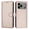 For iPhone 17 Pro Case Stand Wallet Leather Phone Cover with Strap